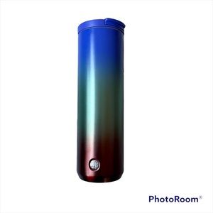 Starbucks Rainbow Chakra Ombré tumbler 2020 stainless steel EUC